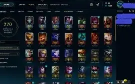 CONTA NVL 78 71 CHAMPS E 21 SKINS POR R$105.99