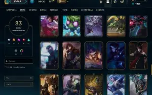 Bronze 4 com 150 Champs e 83 Skins ( Mais de 50 Jogos )