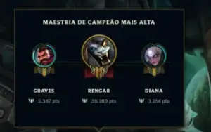 Conta Diamante 4 LOL