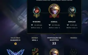 Conta Diamante 4 LOL