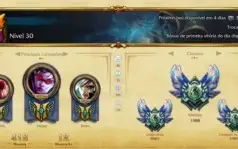 Conta lv 30 league of Legends, Borda de ouro +60 Skins