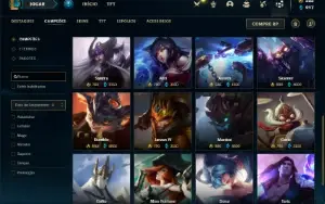 Conta Unranked com 150 Champs e 179 Skins