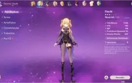 GENSHIN - JEAN E FISCHL LVL 60