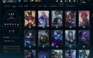 Prata 2 com 115 Champs e 147 Skins