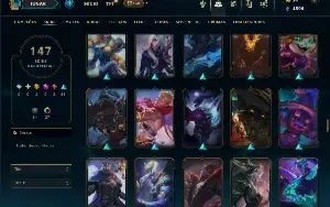 Prata 2 com 115 Champs e 147 Skins