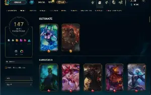 Prata 2 com 115 Champs e 147 Skins