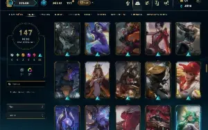 Prata 2 com 115 Champs e 147 Skins