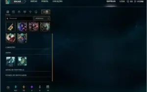 Conta League of Legends - Ouro V - 116 Skins - 11k de IP