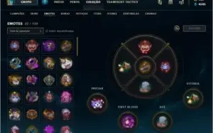 Conta Ouro 3 - 67 Skins/ 20 Sentinelas/ 97 Icones/ 42 Emote