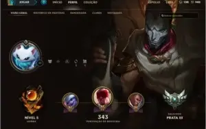 Conta Prata 3, 96 Champs e 3 skin ultimate