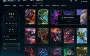 Vendo conta League Of Legends Prata III