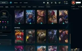 Conta lvl 242 - 371 skins