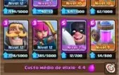 CONTA CLASH ROYALE 86/86 CARTAS, Pode Trocar o nome!!