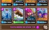 CONTA CLASH ROYALE 86/86 CARTAS, Pode Trocar o nome!!