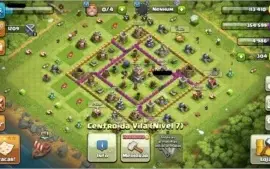 Conta Clash of Clans CV7 mal upada com troca de nick