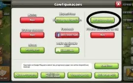 Conta Clash of Clans CV7 mal upada com troca de nick