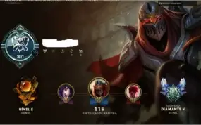 Conta League of Legends Diamante