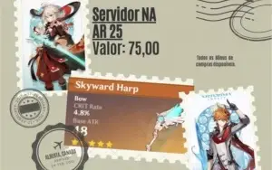 Childe + Kazuha + Harpa Celestial AR26