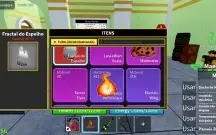 Conta blox fruits com sanguine art todas espadas e armas