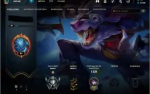 Conta de lol prata 1 na md5 pro ouro.
