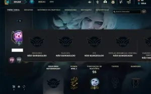 Conta Unranked lv 26 com 22 Champs e 14 Skins
