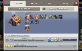 CLASH OF CLANS CV12 **CONTA TOP**