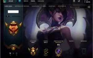 CONTA LEAGUE OF LEGENDS CRIADA NA TEMPORADA 2