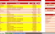Planilha de Controle Contas a Pagar e Receber