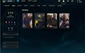 Conta Platina 4 com TODOS os champ e 379 Skins + 4 Prestigio