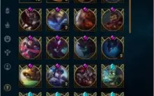 Conta G3 , muitas skins com 10 gemas para mais uma skin