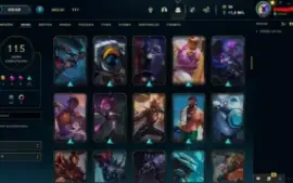 ✅Conta Old Desde 2012/ 115 Skins/ Unranked/ Full Champ✅