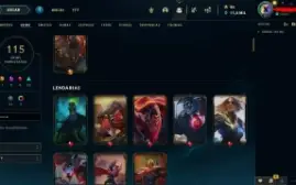 ✅Conta Old Desde 2012/ 115 Skins/ Unranked/ Full Champ✅