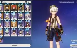 AR55 - DILLUC C1, ZHONGLI C1, VENTI, QIQI E ALBEDO