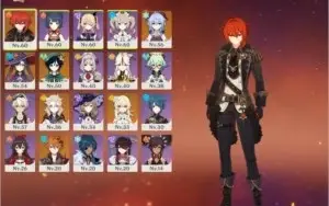 GENSHIN IMPACT - Diluc, Ganyu, Mona, Venti, Albedo,Tartaglia