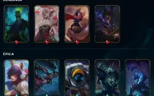 Conta Lol - Todos Os Campeões + 173 Skins - Full Acesso