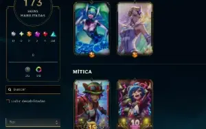 Conta Lol - Todos Os Campeões + 173 Skins - Full Acesso