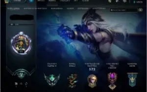 CONTA LOL PLATINA 4 TODOS OS CHAMPS + 175 SKINS.