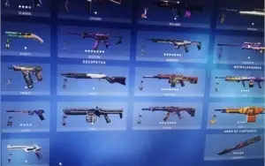 Conta Valorant PLAT 2 com diversas skins