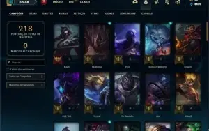 Conta Unranked com 64 Champs e 23 Skins + Ryze Triunfante