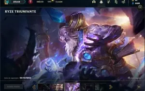Conta Unranked com 64 Champs e 23 Skins + Ryze Triunfante