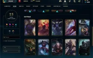 Conta Unranked com 64 Champs e 23 Skins + Ryze Triunfante