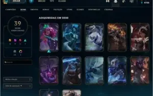 CONTA LEAGUE OF LEGENDS