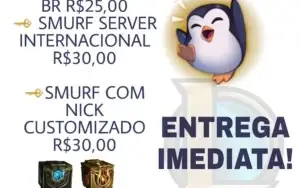 CONTA SMURF LEAGUE OF LEGENDS UNRANKED LOL LEVEL 30