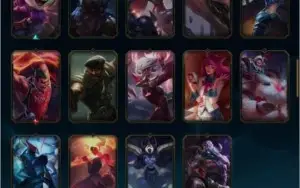 Conta Platina 3 solo/platina 1 flex/129 campeões/55 skins