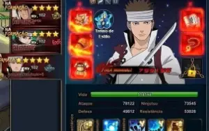 Conta Naruto Online Tranca Nv 102 +/-3.100.000 De Fc.