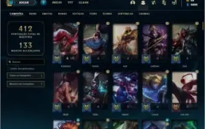 Conta platina 3 com 137 champs e 99 skins ( MAIN MID )