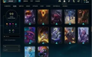Conta platina 3 com 137 champs e 99 skins ( MAIN MID )