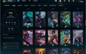 Conta platina 3 com 137 champs e 99 skins ( MAIN MID )