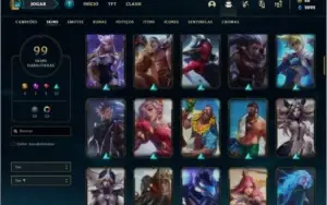Conta platina 3 com 137 champs e 99 skins ( MAIN MID )