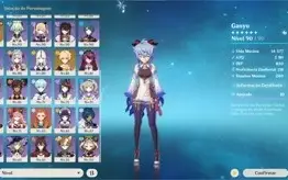 AR59 - Ayaka, Ganyu, Raiden, Zhongli, etc ...